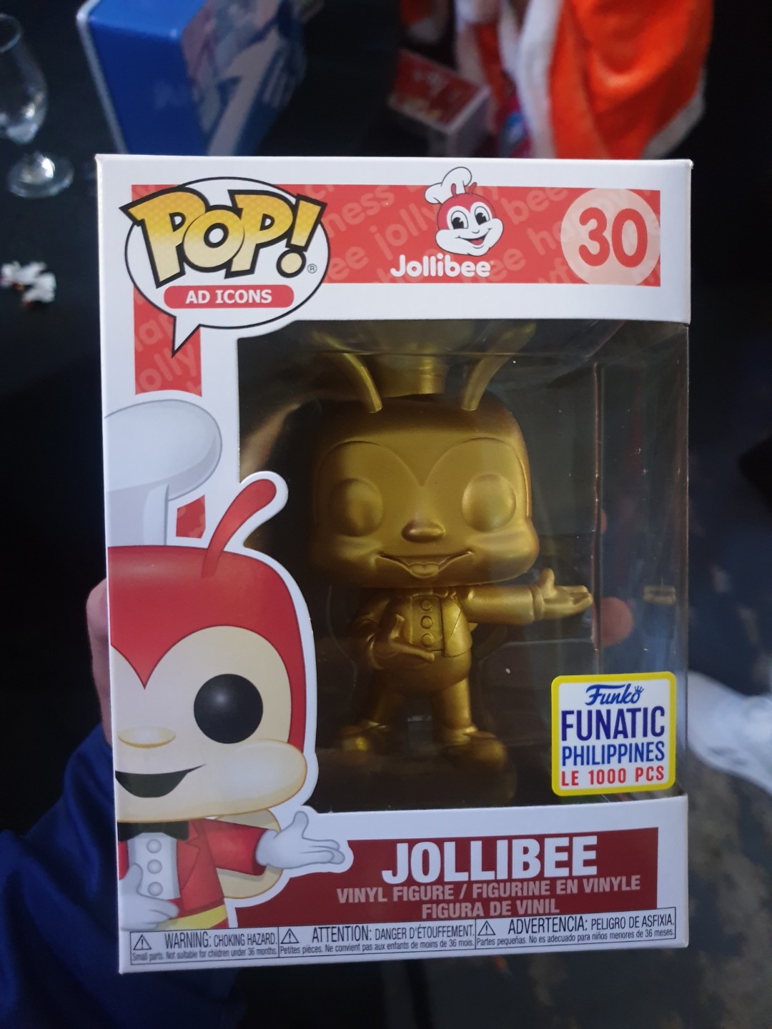 Gold jollibee funko pop Clearance