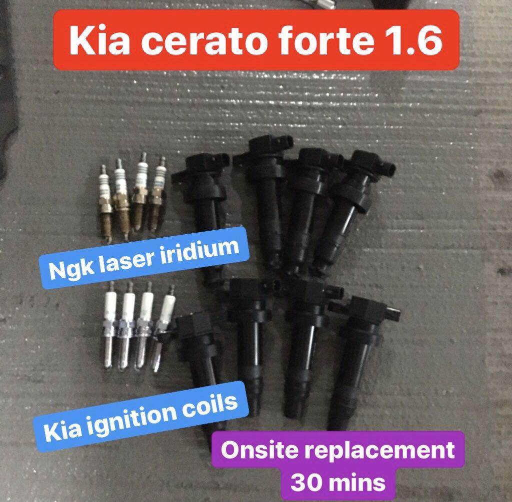 Kia cerato forte spark plug and ignition coil replacement, Car ...