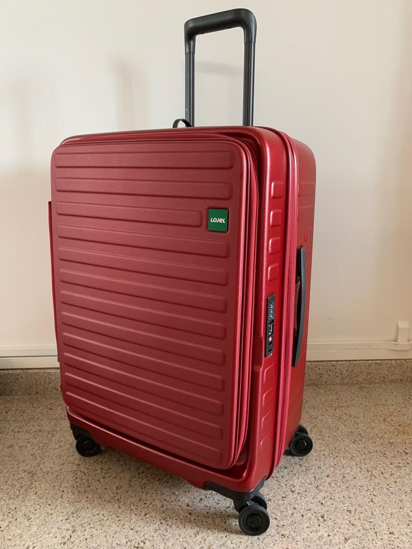 Lojel cubo medium luggage burgundy red Hobbies Toys Travel