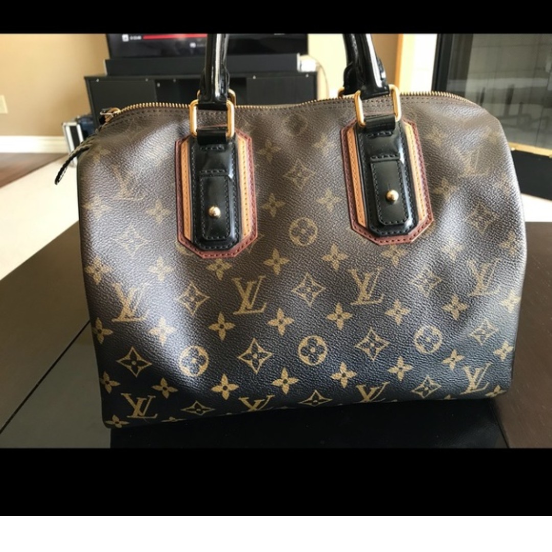 LOUIS VUITTON NOIR MIRAGE SPEEDY 30, Luxury, Bags