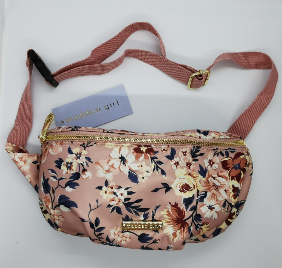 Madden Girl Belt Bag Floral Fanny Pack Women s Fashion Bags
