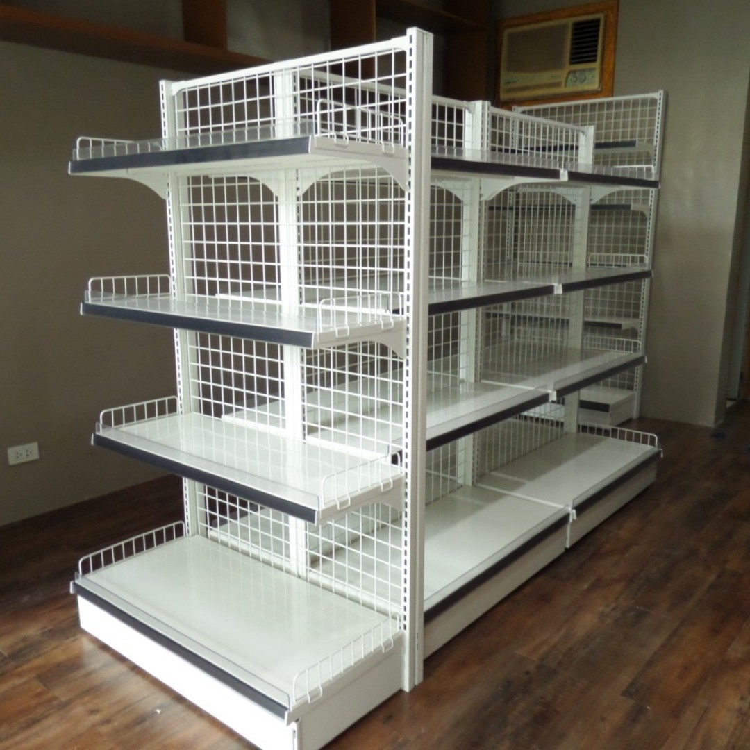 Metal Shelve Gondola Grocery Store Convenience Rack, Furniture & Home