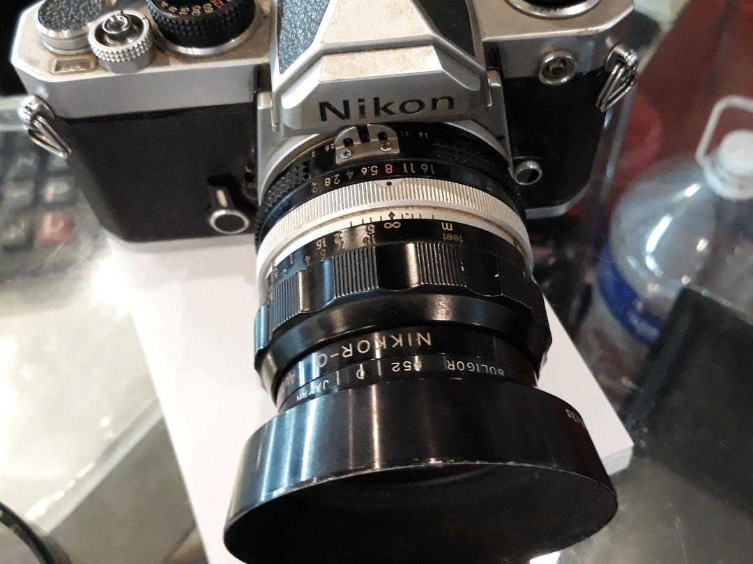 Nikon FM vintage camera c1977 (Category: Voice Recorders) located in Quezon City. Submitted by lobaman (Listing ID 265930326, Image 1). Description: Vintage camera NIKON FM. est 1977 Sold as is condition. Un ltested..