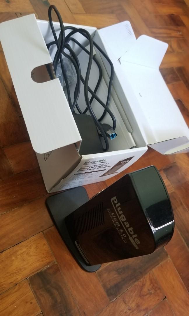 Plugable usb 3 0 universal laptop docking station computers tech