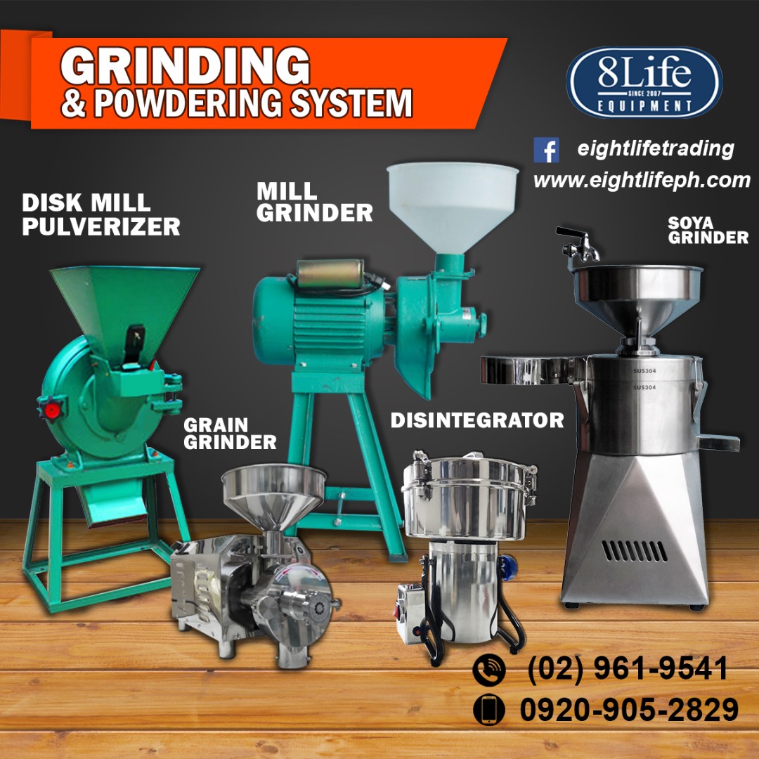 Pulverizer Disk Mills Crusher Hammer Grinder Machine 5HP