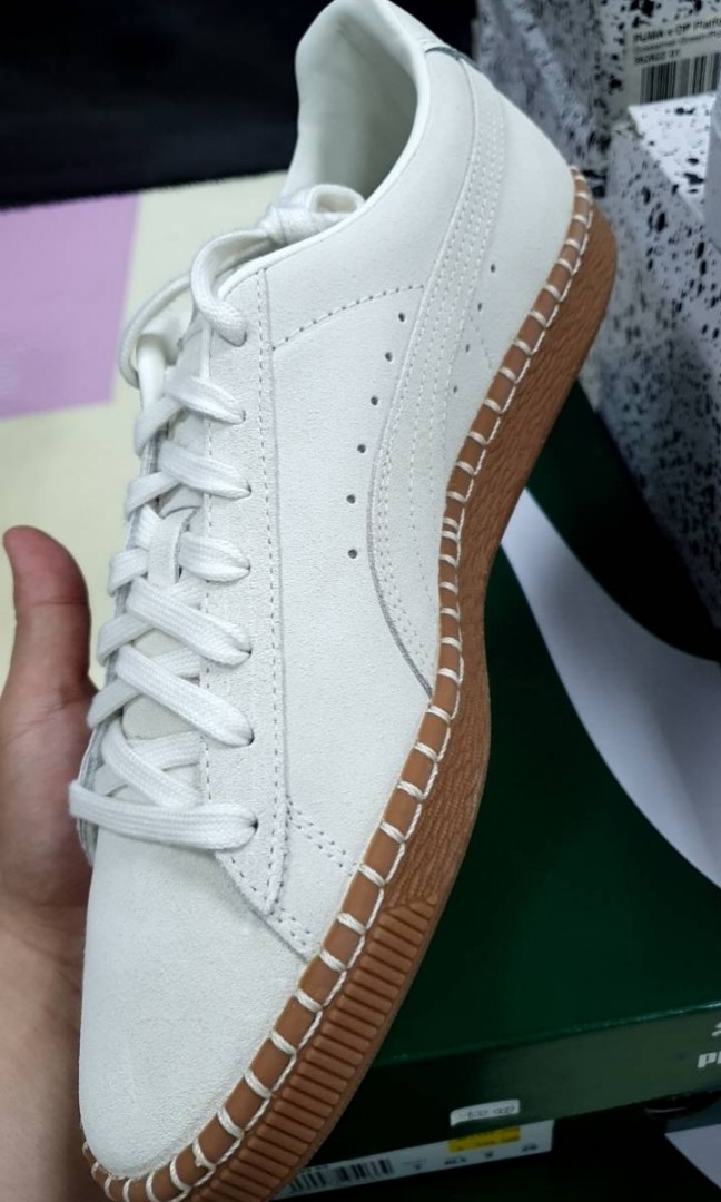 puma suede blanket stitch