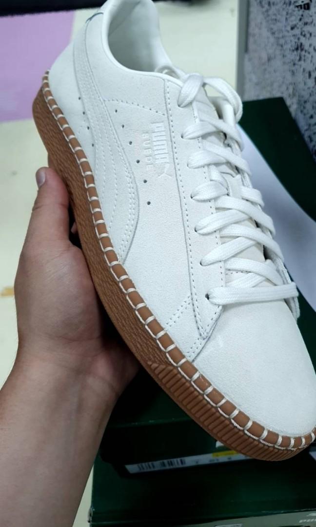 puma suede blanket stitch