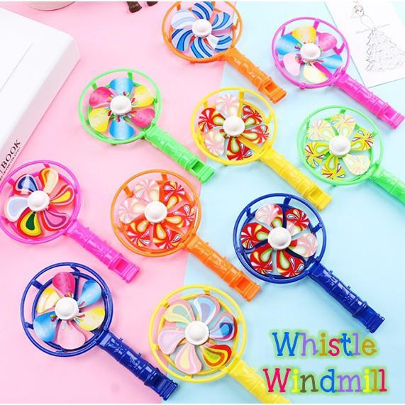 Rainbow Whistle Windmill Kids Children Party Gifts Christmas