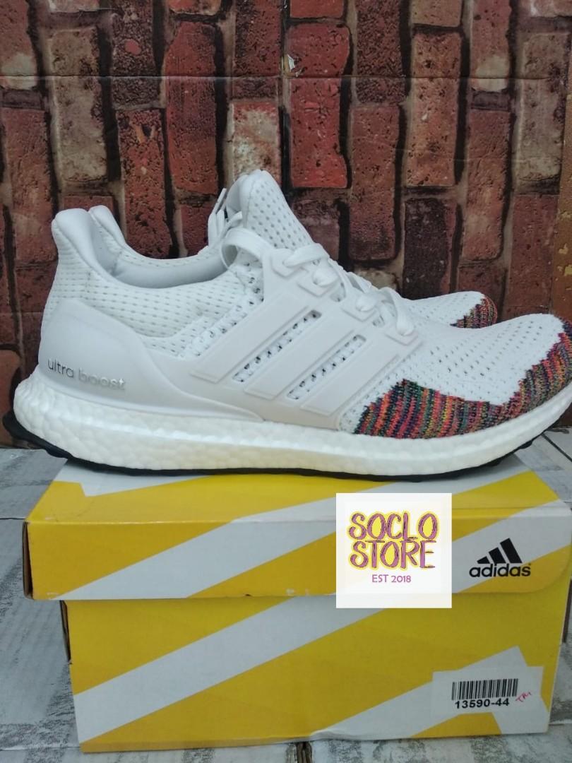 ultra boost white core black