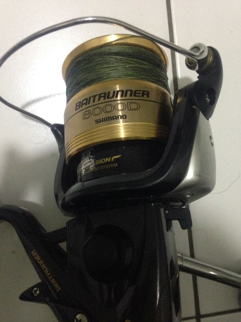 Shimano Baitrunner 8000D Fishing Reel, Sports Equipment, Fishing on  Carousell