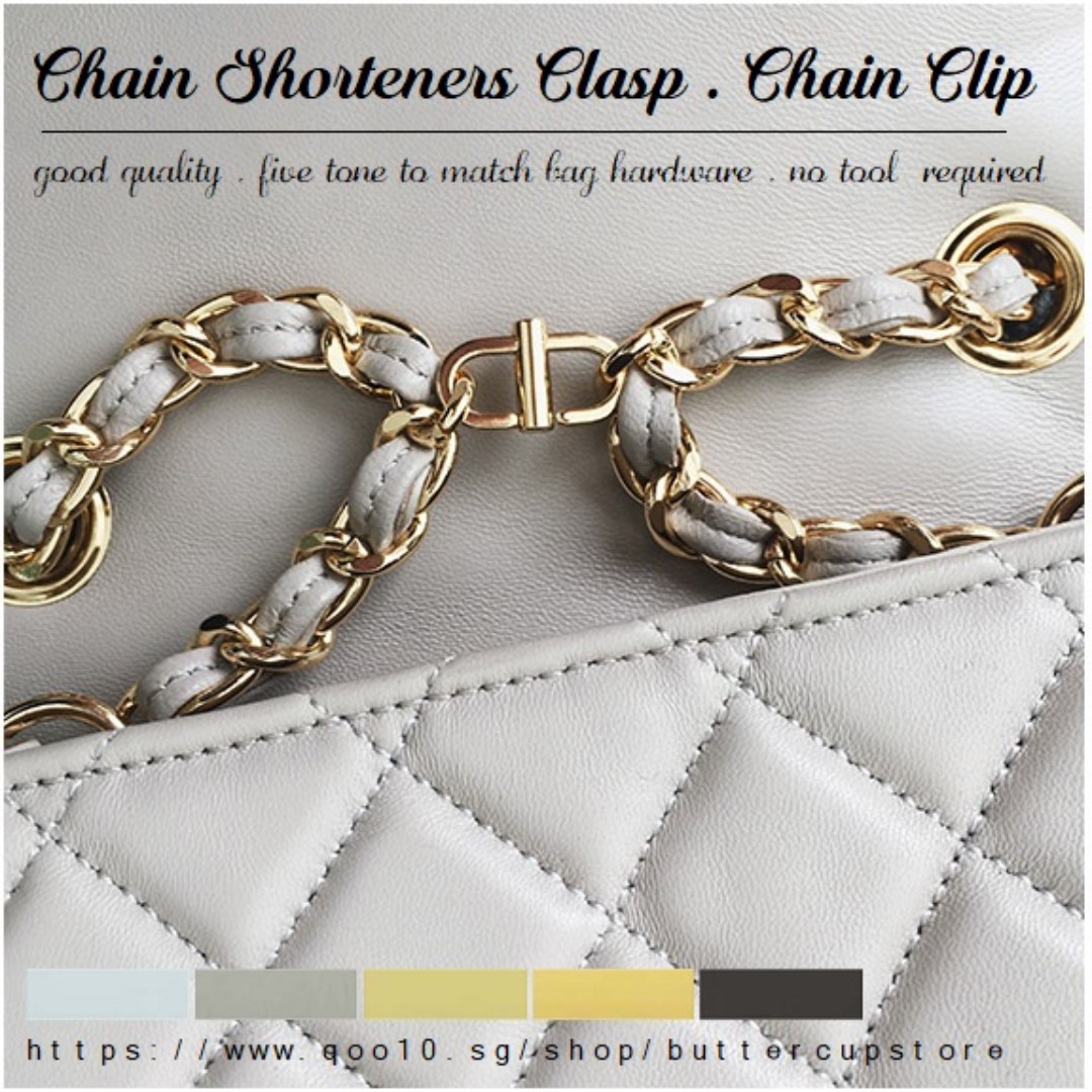 Shortening Clasp for Chanel Chain ☆ Shortener Bag Sling Bag Clip