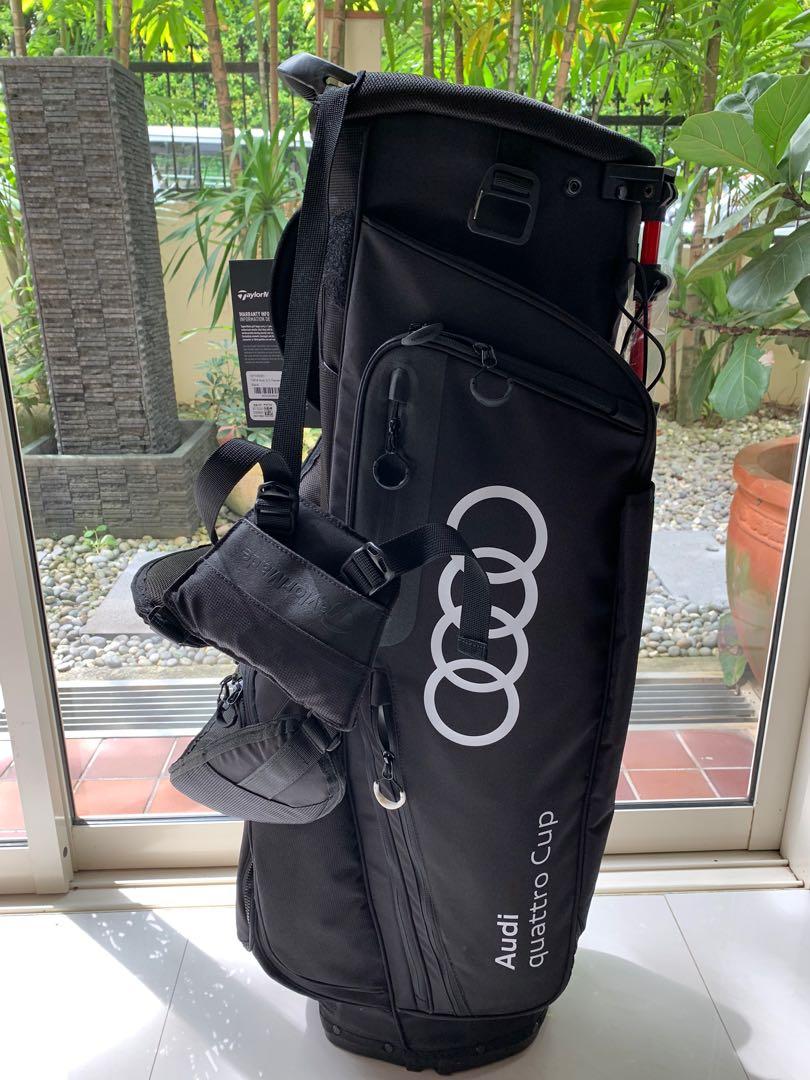 TAYLORMADE Audi Quattro Cup キャディバッグ 黒