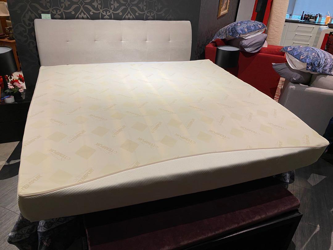 King size Tempur mattress, Furniture & Home Living, Furniture, Bed