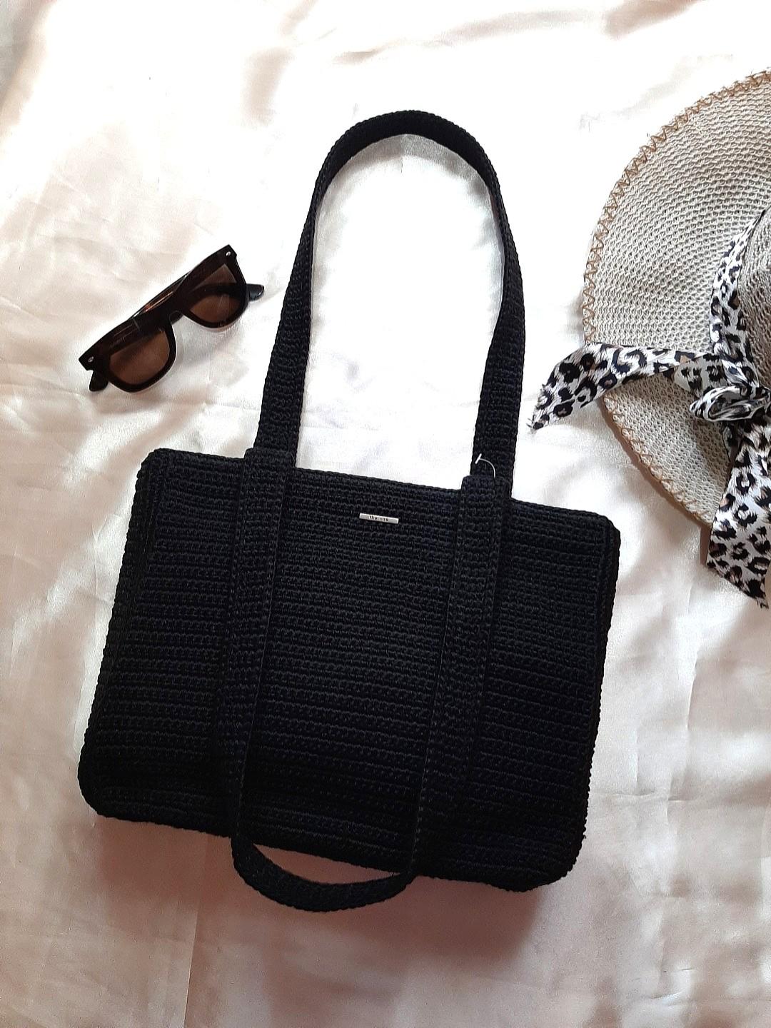 the sak casual classic crochet tote