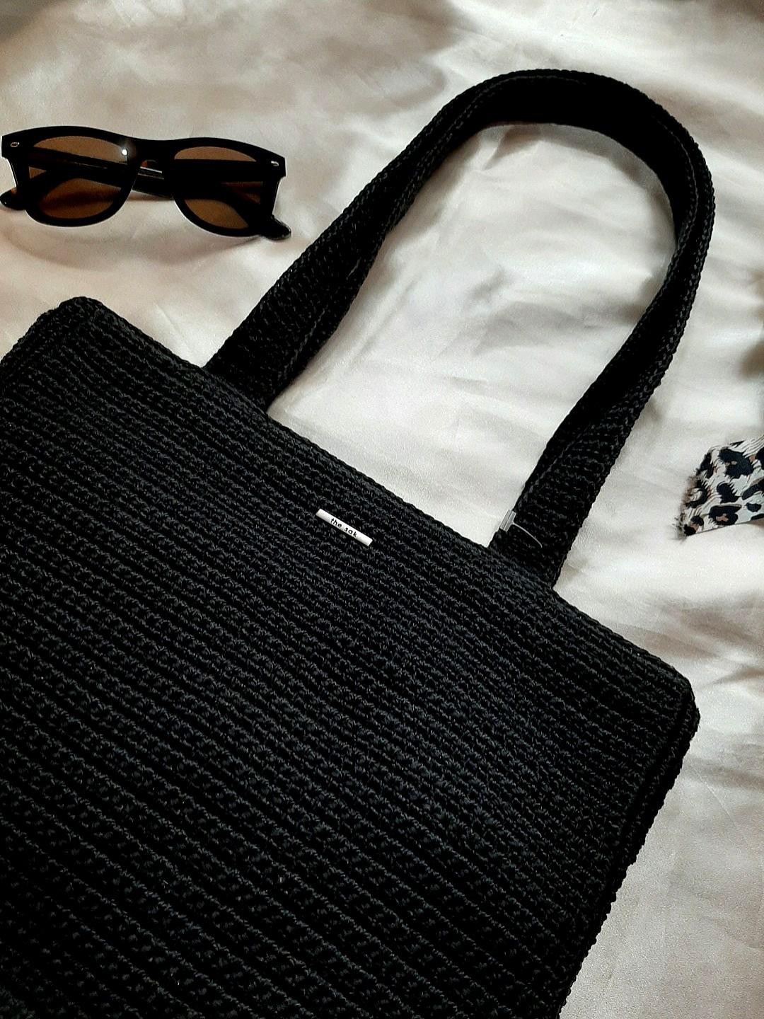 The Sak Casual Classic Crochet Tote Shoulder Bag New Bpught 78