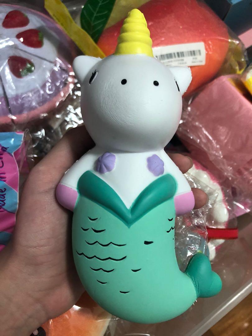 Unicorn mermaid sale squishy
