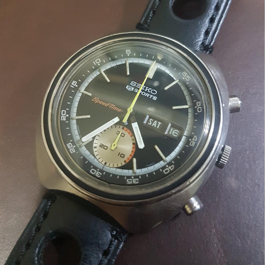 Vintage Seiko Speedtimer Chronograph 6139-7020 