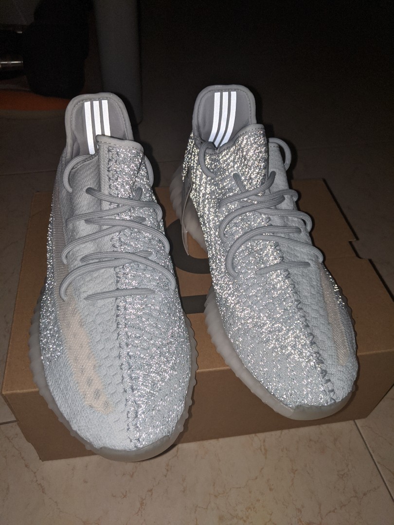 Adidas yeezy cheap cloud white reflective