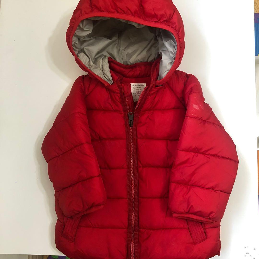 zara baby winter coat