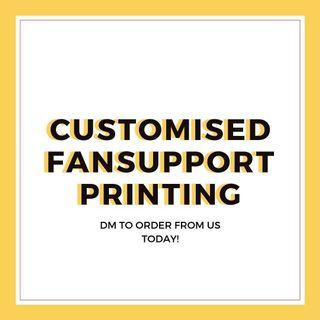 (CHEAP) fansupport printing