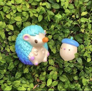 Fanny Kao Fufufanny Designer Toy Acorn and Nutty Blue Colourway