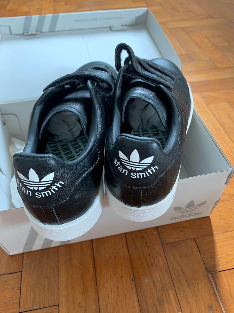 Adidas Stan Smith Black Ostrich Leather Sneakers, Women's Fashion,  Footwear, Sneakers on Carousell