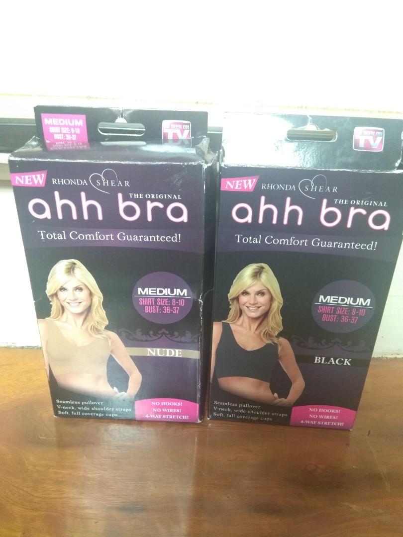 Ahh Bra (nude and black), Women's Fashion, Bottoms, Other Bottoms on  Carousell