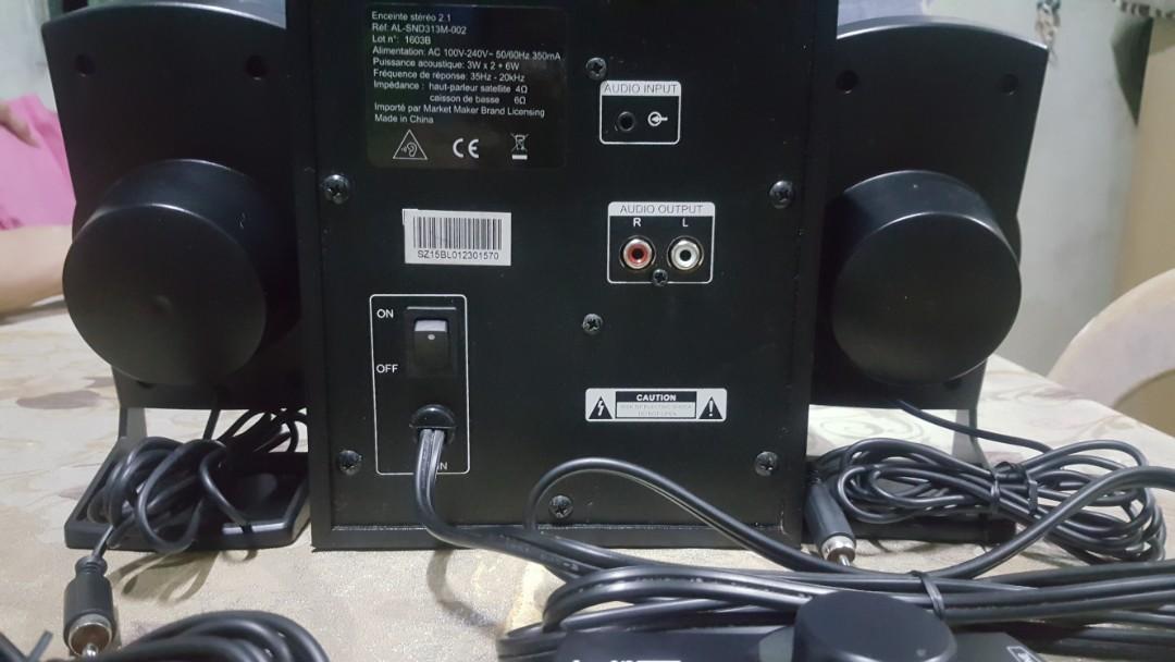ALTEC LANSING CIRCUS 2.1 SPEAKER Audio Soundbars Speakers