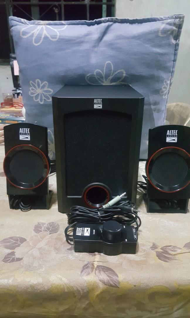 ALTEC LANSING CIRCUS 2.1 SPEAKER Audio Soundbars Speakers