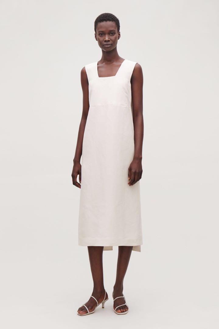 Cos linen dress clearance