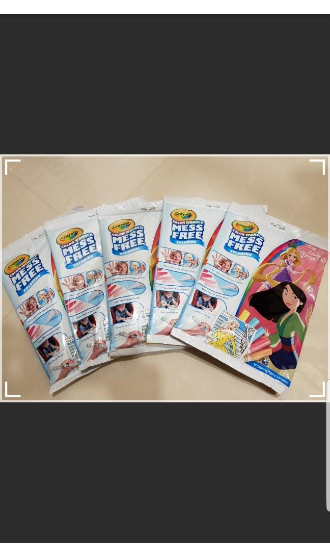 Crayola Colour Wonder Mess Free Colouring Disney Princess Books Stationery Children S Books On Carousell