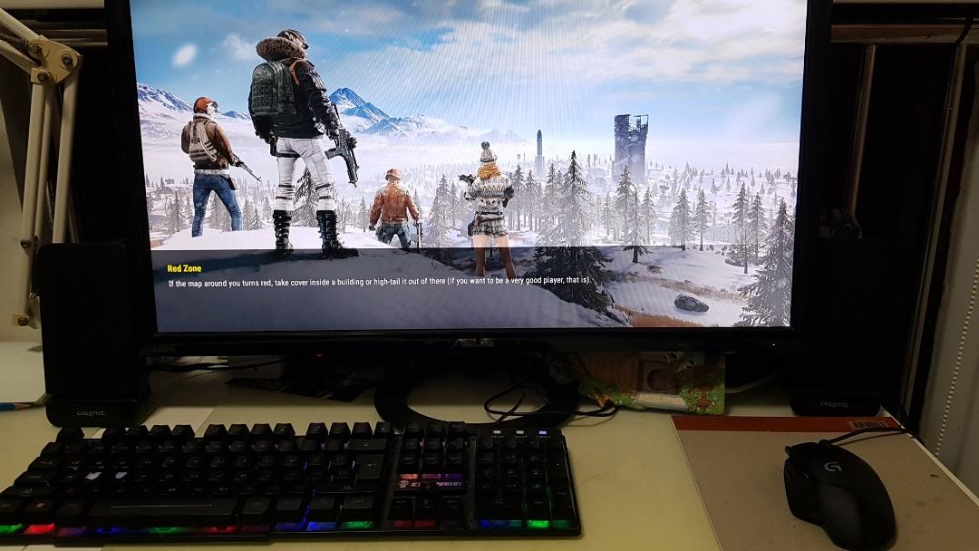 Desktop Pc Setup For Gaming Budget To Mid Range Computers Tech Parts Accessories Computer Parts On Carousell