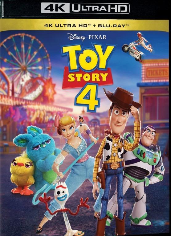 English Movie Toy Story 4 4K Ultra HD Blu ray Original New And