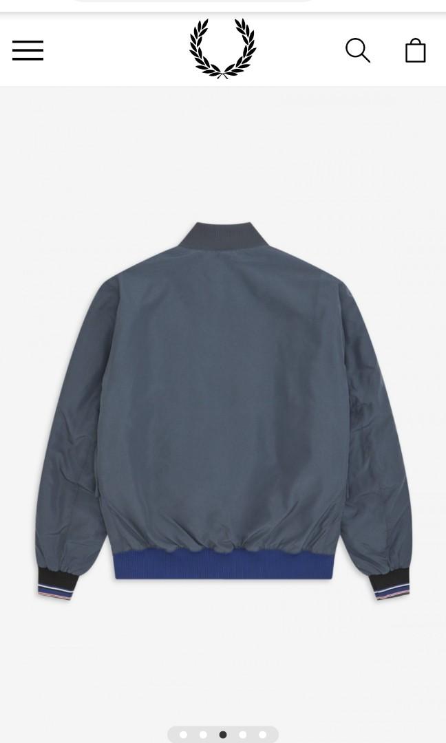 Fred perry quilted bomber jacket sale
