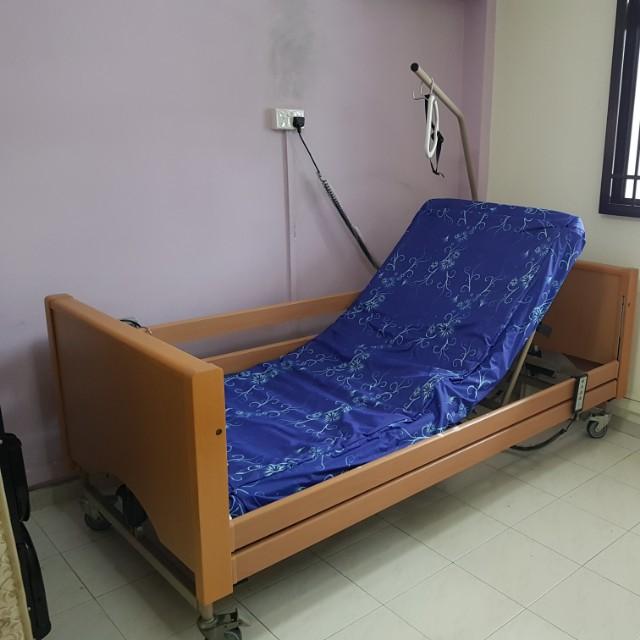 Geriatric bed, Furniture & Home Living, Furniture, Bed Frames