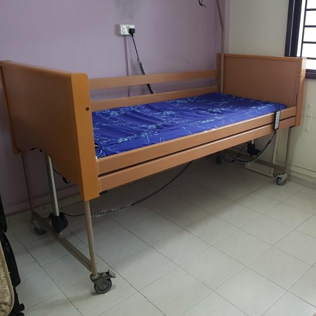 Geriatric bed, Furniture & Home Living, Furniture, Bed Frames