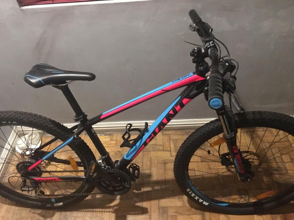 Giant Talon 3 18 Mtb Pink Blue Mountain Bike Small Shimano Acera Sports Equipment Bicycles Parts Bicycles On Carousell