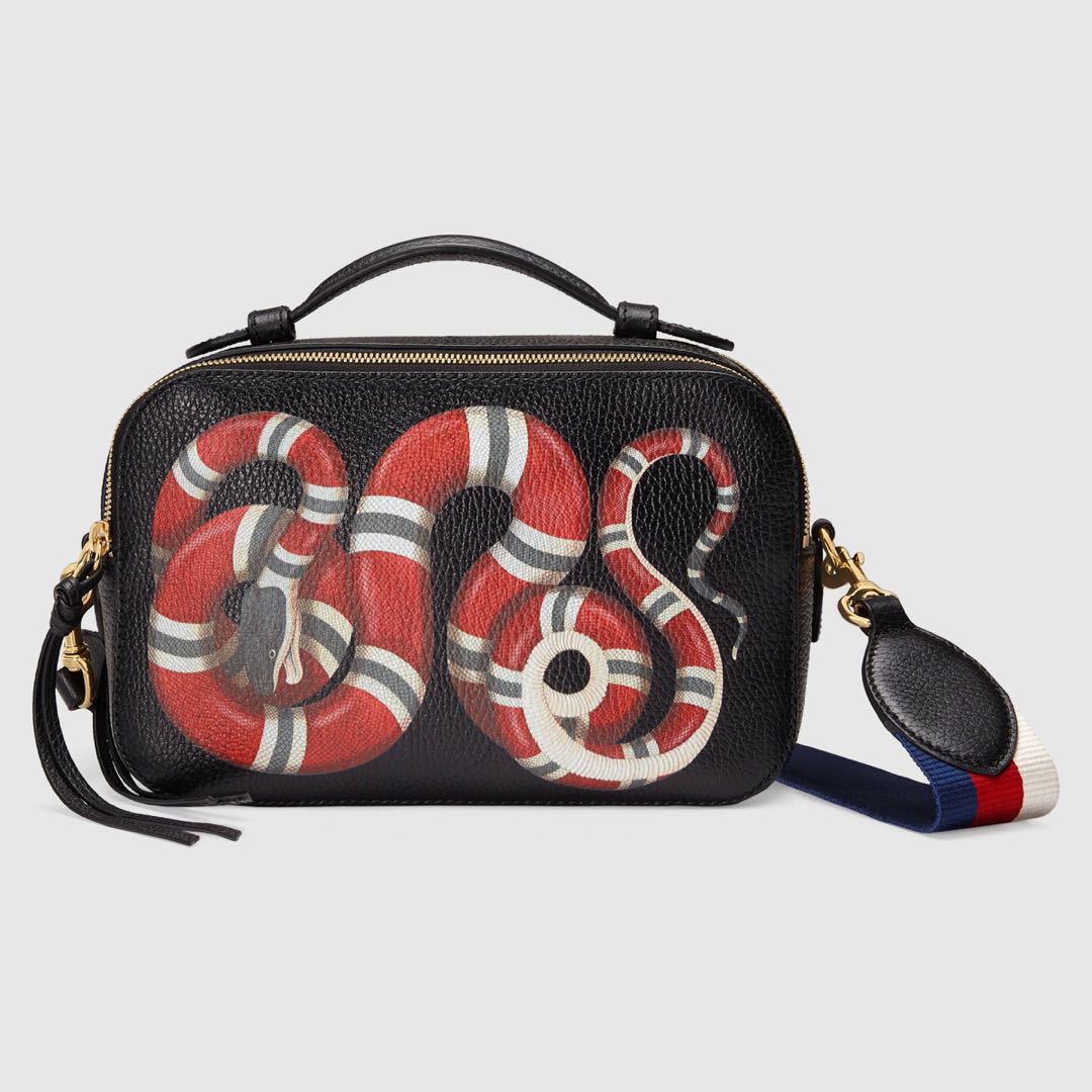 Gucci merveilles outlet snake print bag