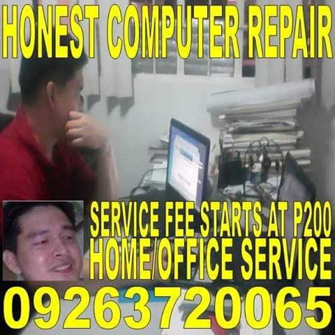 Honest Computer PC Laptop Repair Service Technician