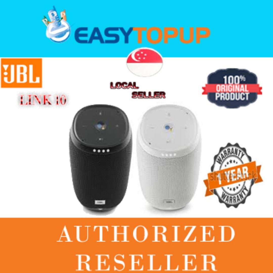 jbl link 10 google voice activated portable speaker