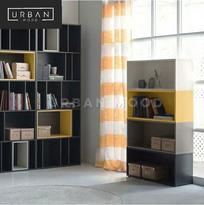 KOKO Stackable Display Shelf (Category: Shelves, Cabinets & Racks) located in Singapore. Submitted by urbanist (Listing ID 266045713, Image 3). Description: Click the link to direct to our website: https://urbanmood.sg/products/koko-stackable-display-shelf?_pos=1&_sid=110b5011c&_ss=r Go wild with your imagination on this one. Our Koko stackable shelving units are highly versatile and can be stacked high as a library, low as a room divider, or eve