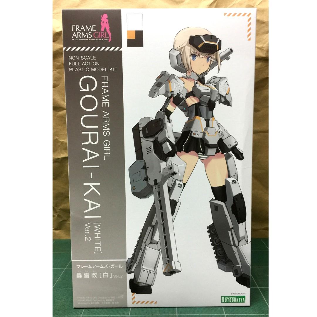 Kotobukiya 壽屋frame Arms Girl Gorai Kai White Ver 2 轟雷改 白 Ver 2 Fag 白轟雷改 興趣及遊戲 玩具 遊戲類 Carousell