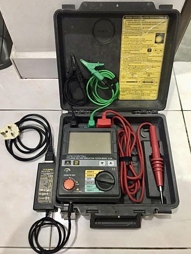 High voltage insulation tester deals kyoritsu 3125
