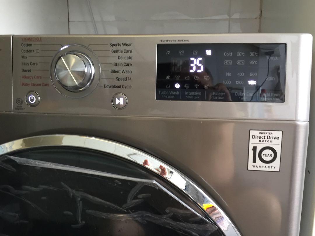 LG Front Load Washing Machine model FC1408S3E (8kg), TV & Home