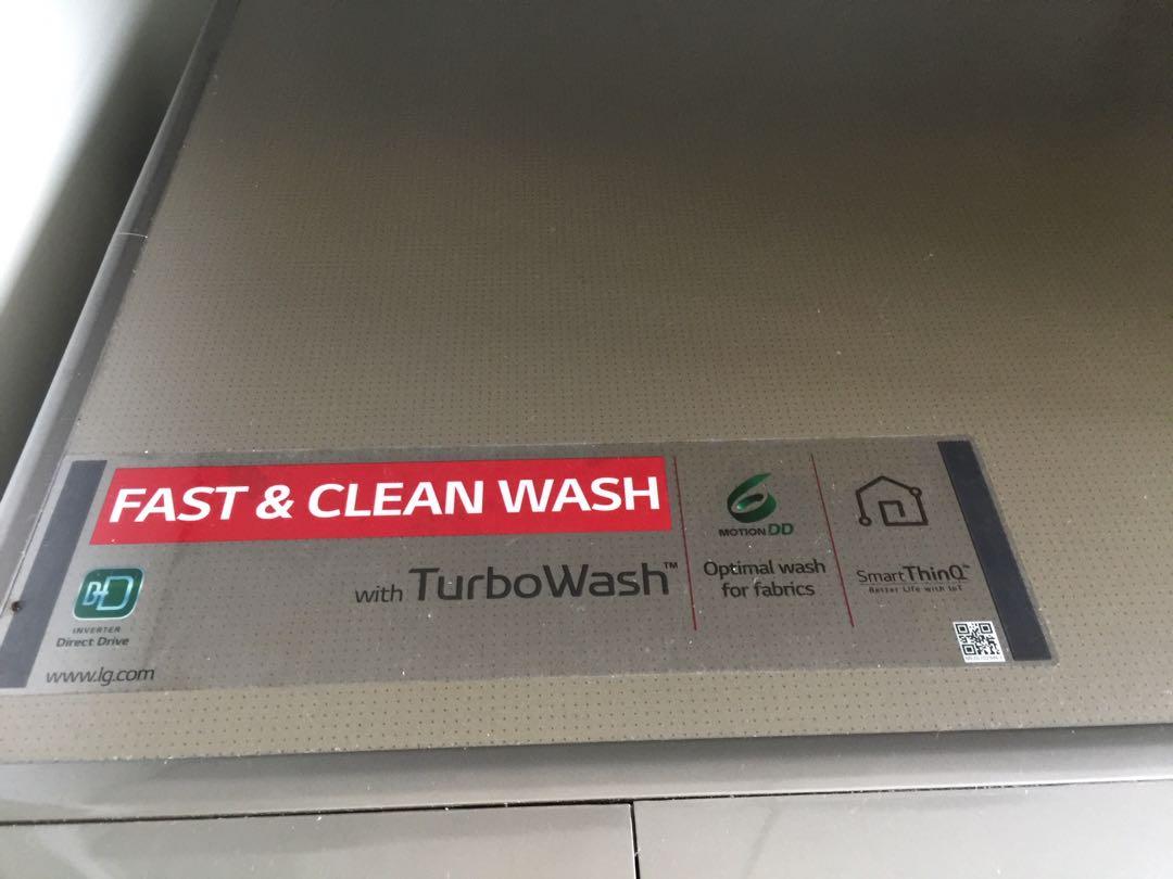 LG Front Load Washing Machine model FC1408S3E (8kg), TV & Home