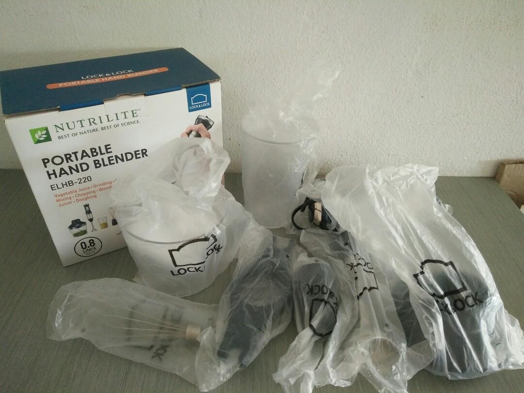 Lock&Lock Portable Hand Blender, TV & Home Appliances, Kitchen