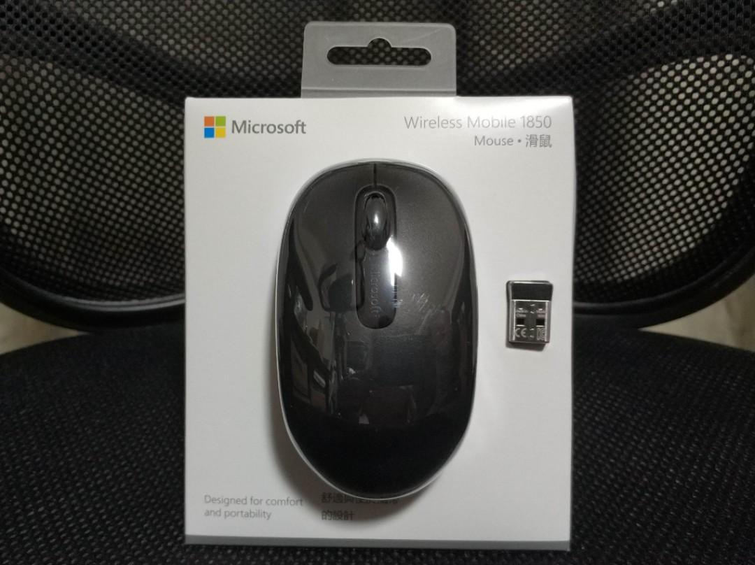 Microsoft Wireless Mobile Mouse 1850 Black Electronics Computer Parts Accessories On Carousell