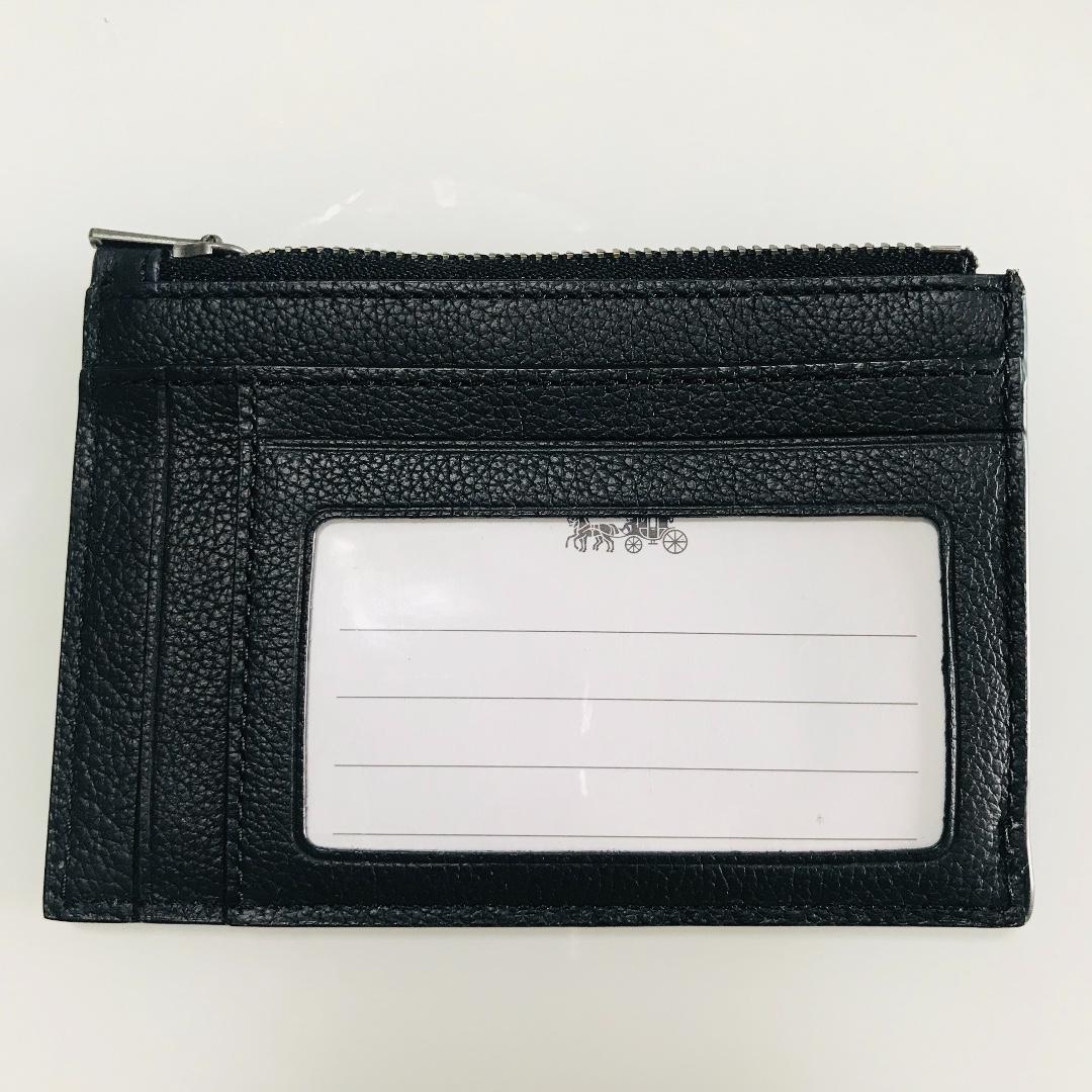 Coach Multiway Zip Card Case in Black, Men's Fashion, Watches