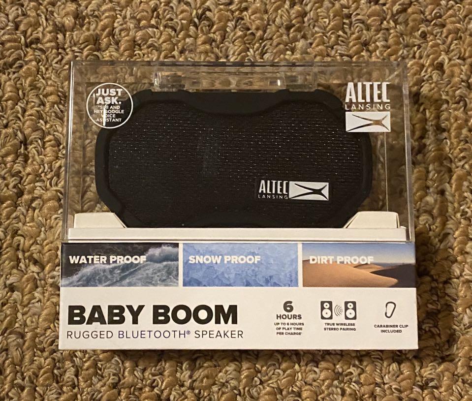 baby boom rugged bluetooth speaker