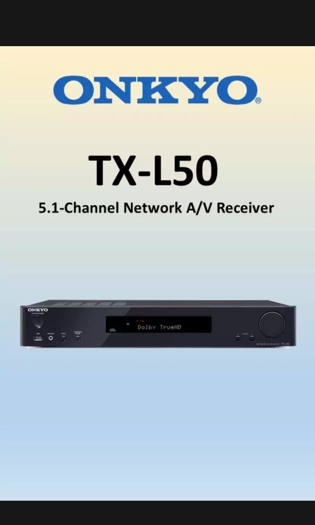 ONKYO TX-L50 NETWORK AV RECEIVER, Audio, Soundbars, Speakers